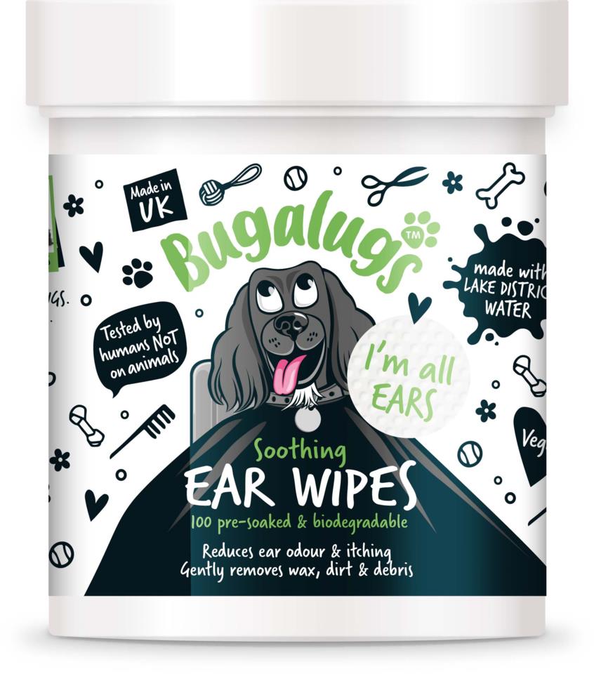 Bugalugs Soothing Ear Wipes 100 pcs