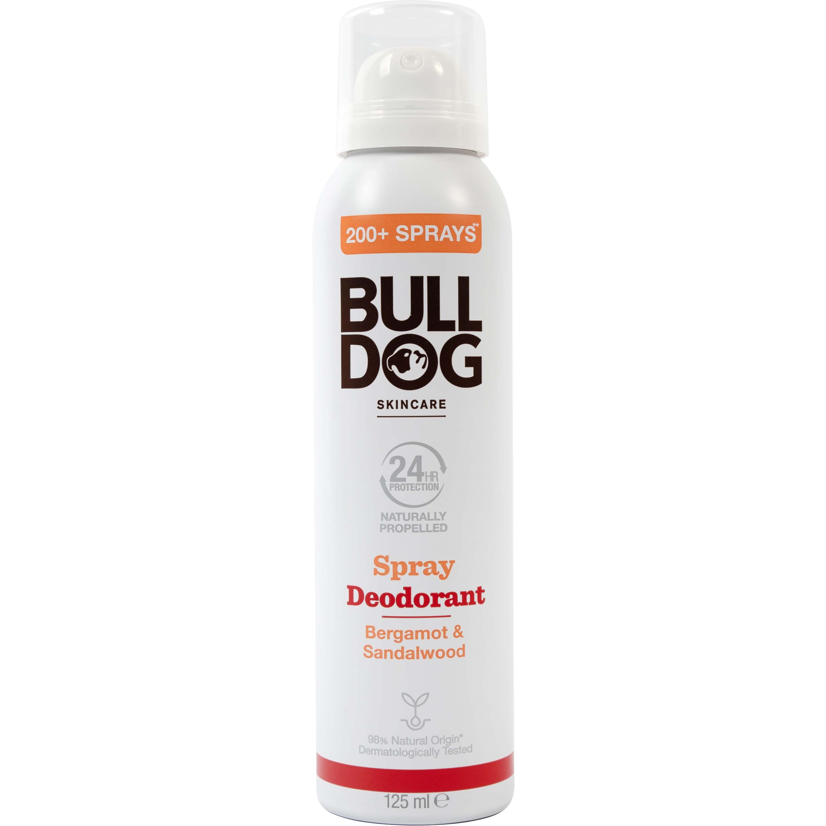 Bilde av Bulldog Bergamot & Sandalwood Spray Deodorant 125 Ml