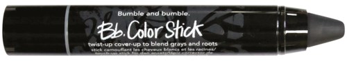 En svart marker med Bumble and bumble t.b. Color Stick för att blanda grått och rötter.