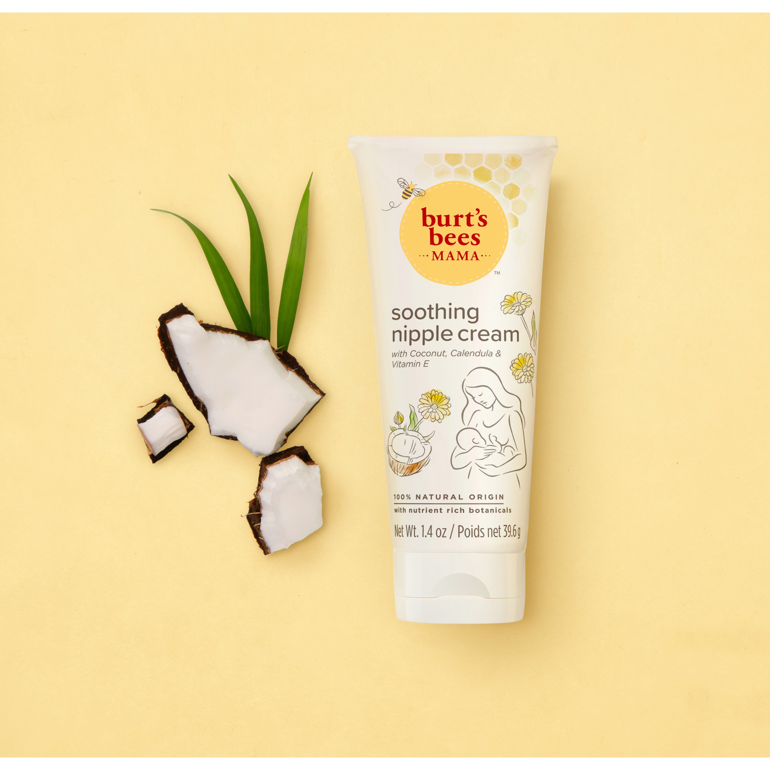 Alternativ bild 1 för Burt´s Bees Baby Calming Nipple Cream  39 g