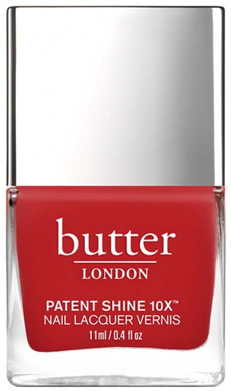 butter London Patent Shine 10X Nail Lacquer Come To Bed Red