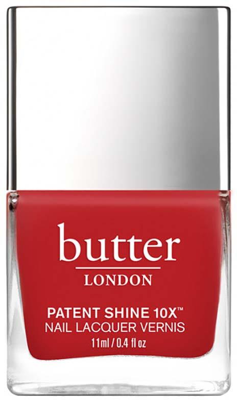 Butter London Patent Shine 10X Nail Lacquer Come To Bed Red