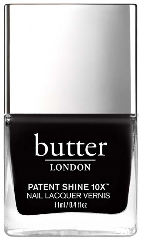 butter London Patent Shine 10X Nail Lacquer Union Jack Black