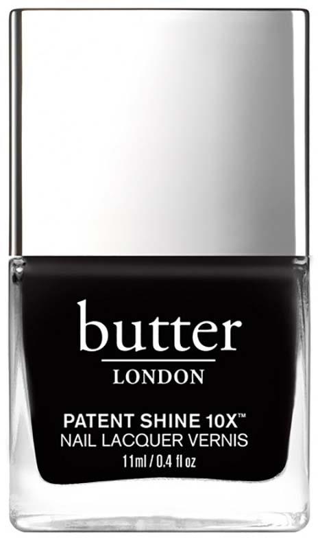 Butter London Patent Shine 10X Nail Lacquer Union Jack Black