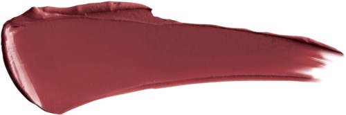 A smudge of dark red color, looks like lipstick or paint stroke on black background.