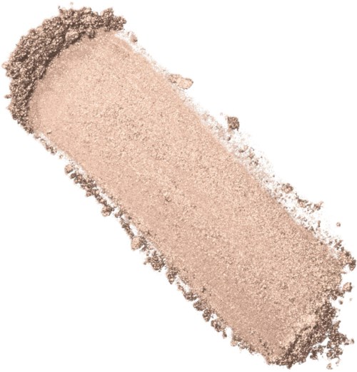 A beige powder spread in a rounded rectangular shape with uneven edges.