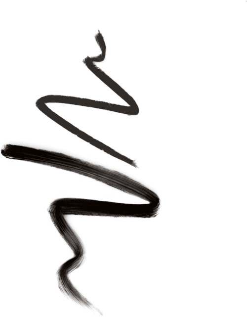 Black curvy lines on a white background, forming abstract shapes.