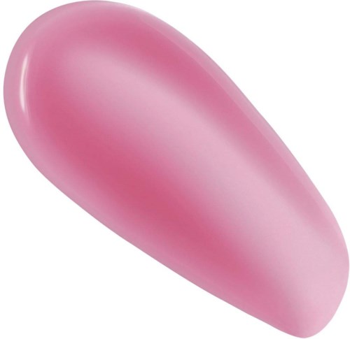 En stor rosa oval tablett med en glänsande yta.