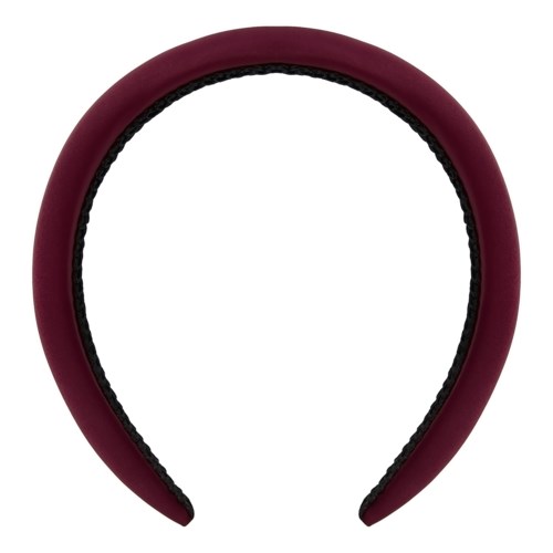 By Lyko Big Satin Padded Diadem Burgundy