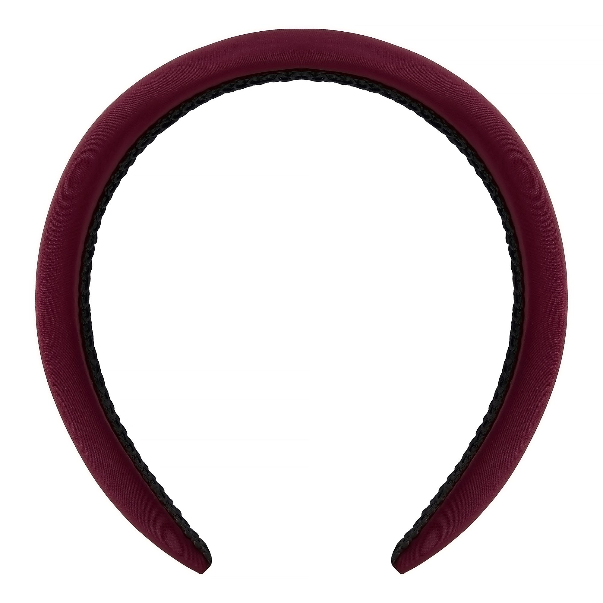 By Lyko Big Satin Padded Diadem Burgundy