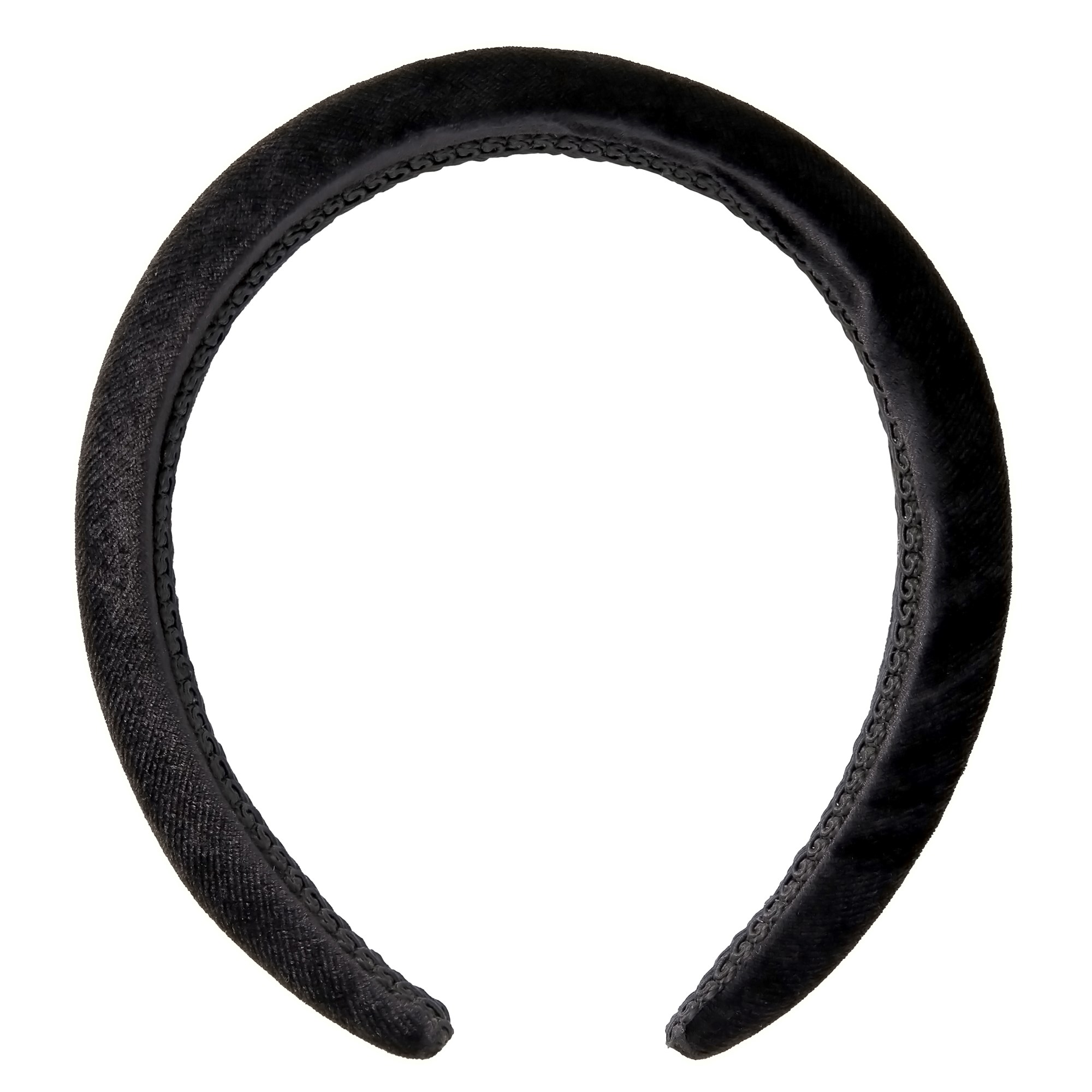 By Lyko Big Velvet Padded Diadem Black