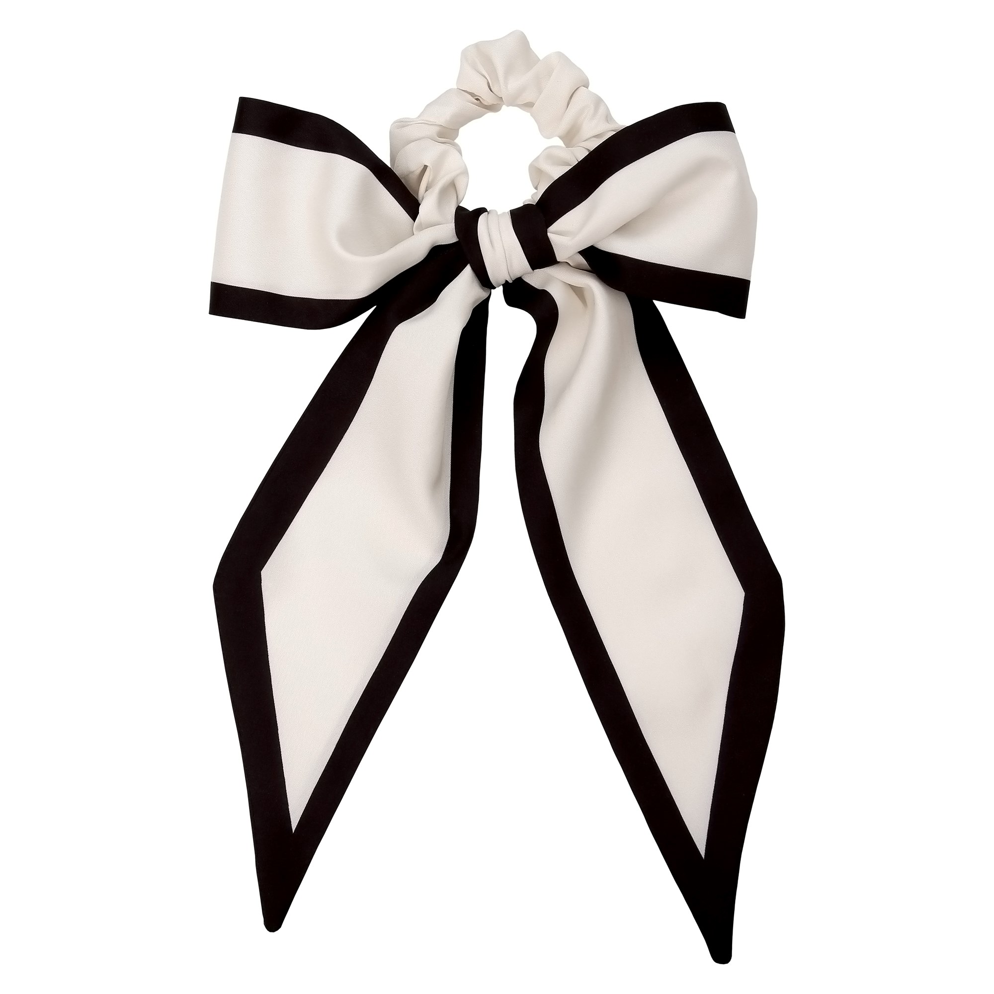 By Lyko Bow Cream Striped White