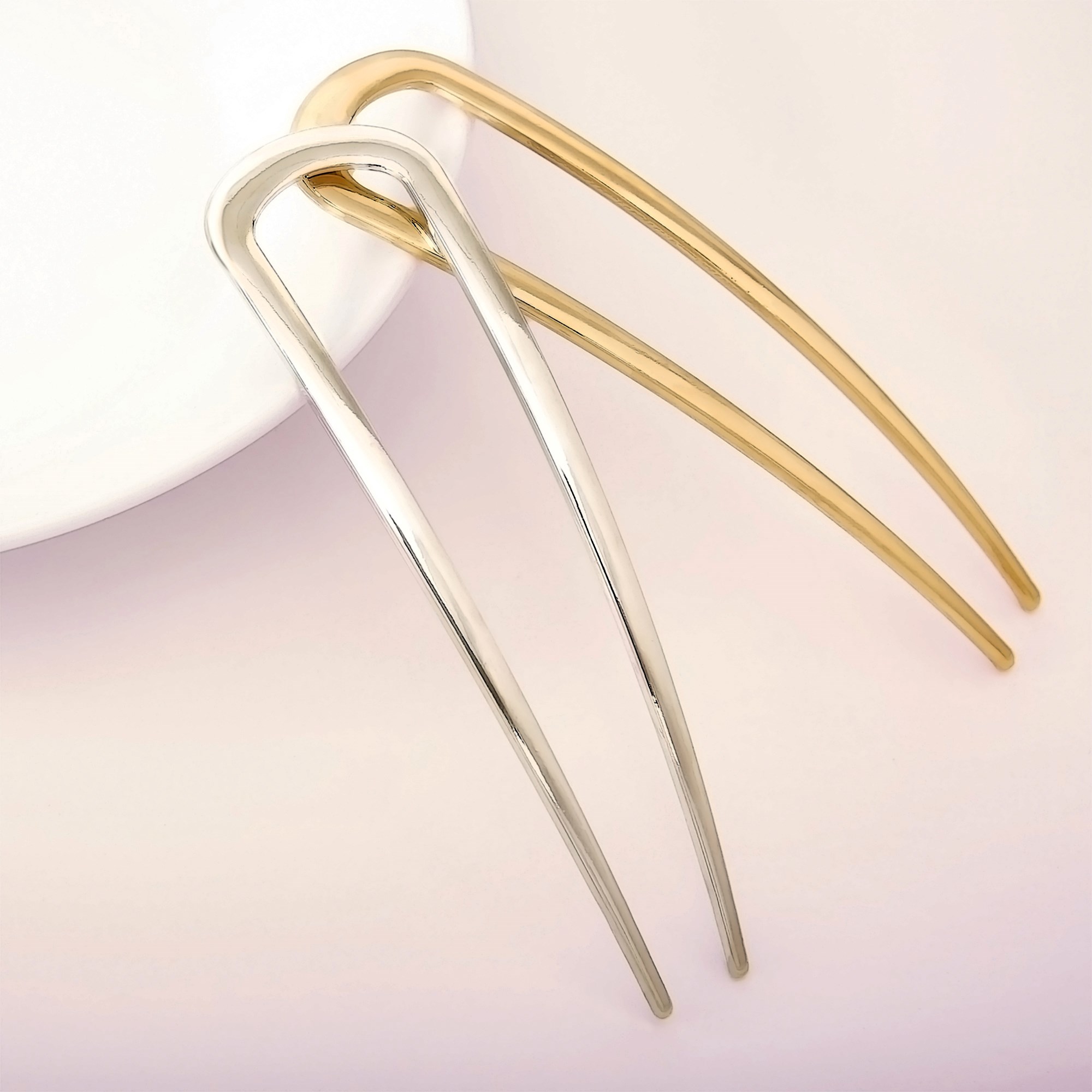 By Lyko French Duo Metallic Hair Pins (obrázok 3)