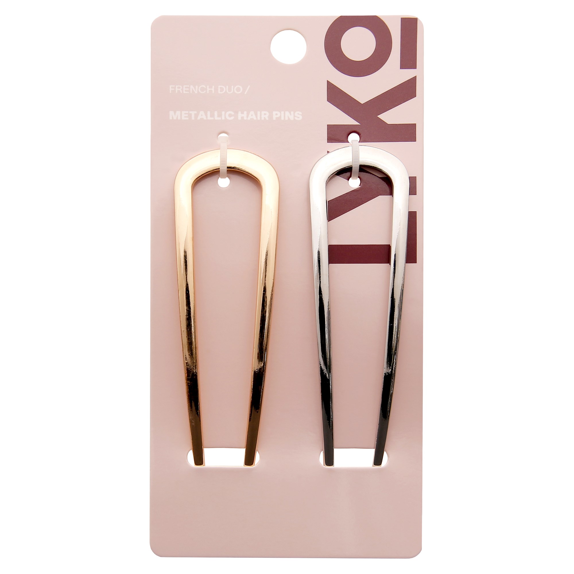 By Lyko French Duo Metallic Hair Pins (obrázok 4)