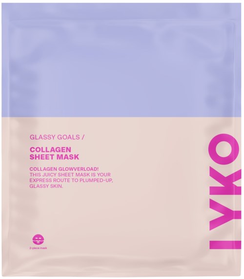 By Lyko Glassy Goals Collagen Sheet Mask 28 g