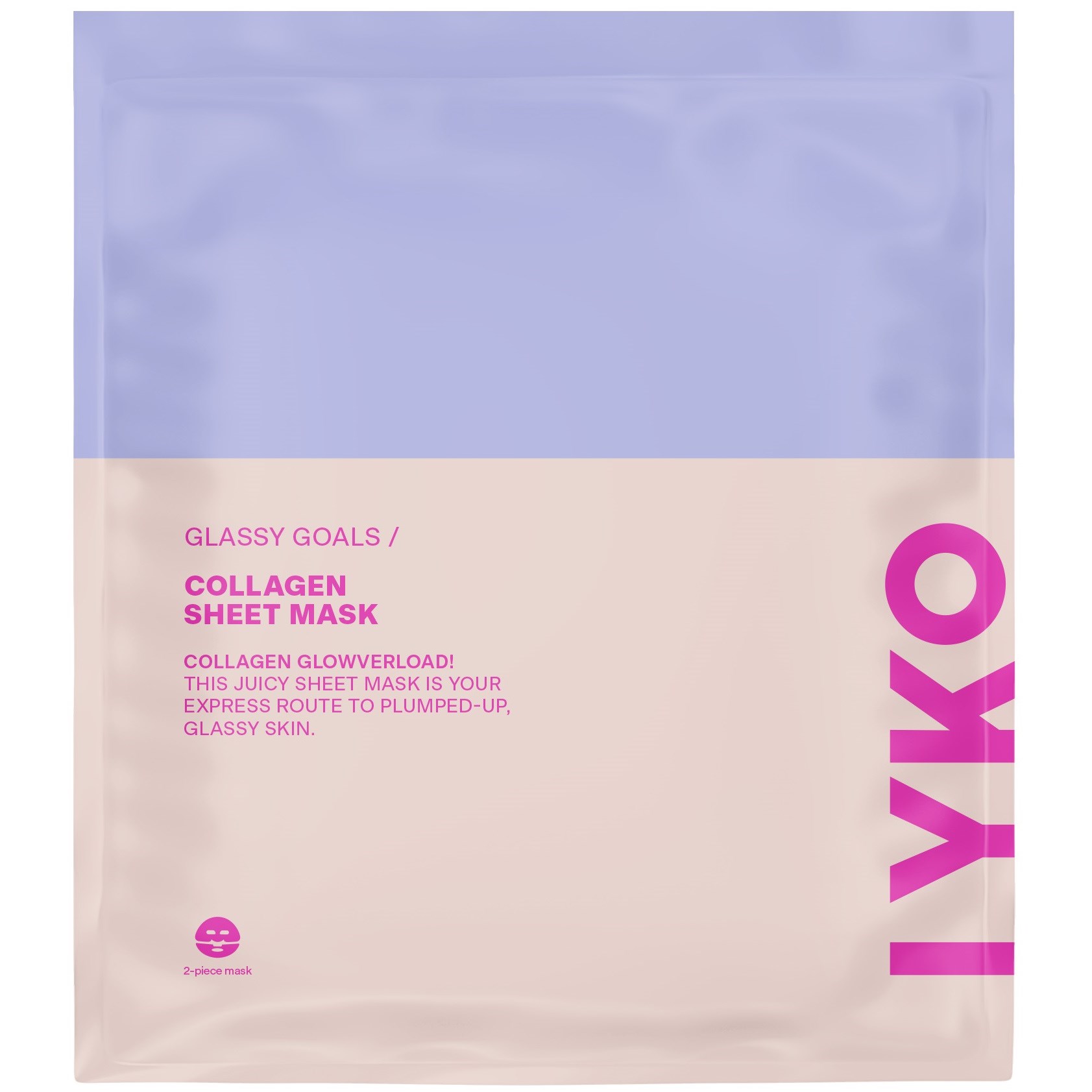 By Lyko Glassy Goals Collagen Sheet Mask 28 g