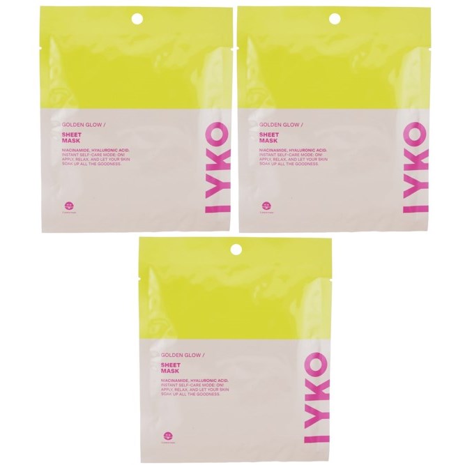 By Lyko Glow boost Hydrogel Face Mask Trio