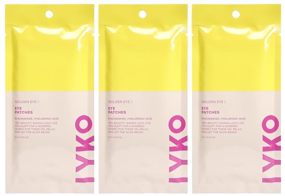 By Lyko Golden glow Hydrogel Eye Mask Trio