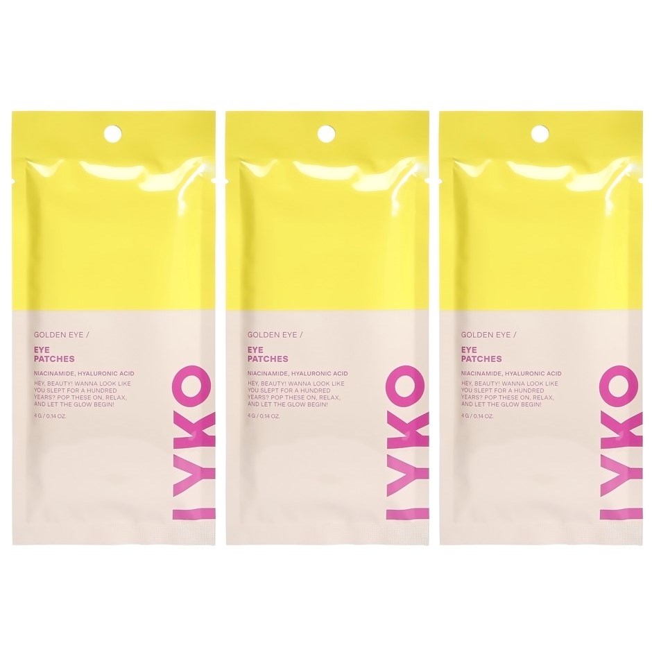 By Lyko Golden glow Hydrogel Eye Mask Trio