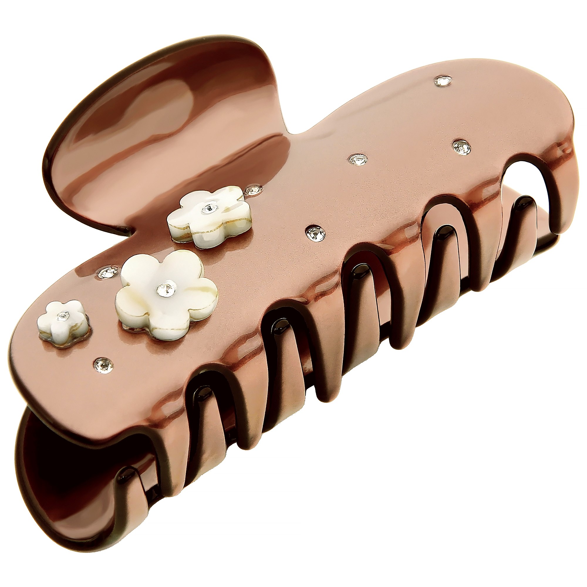 By Lyko Hair Claw Acrylic Bronzed Flower