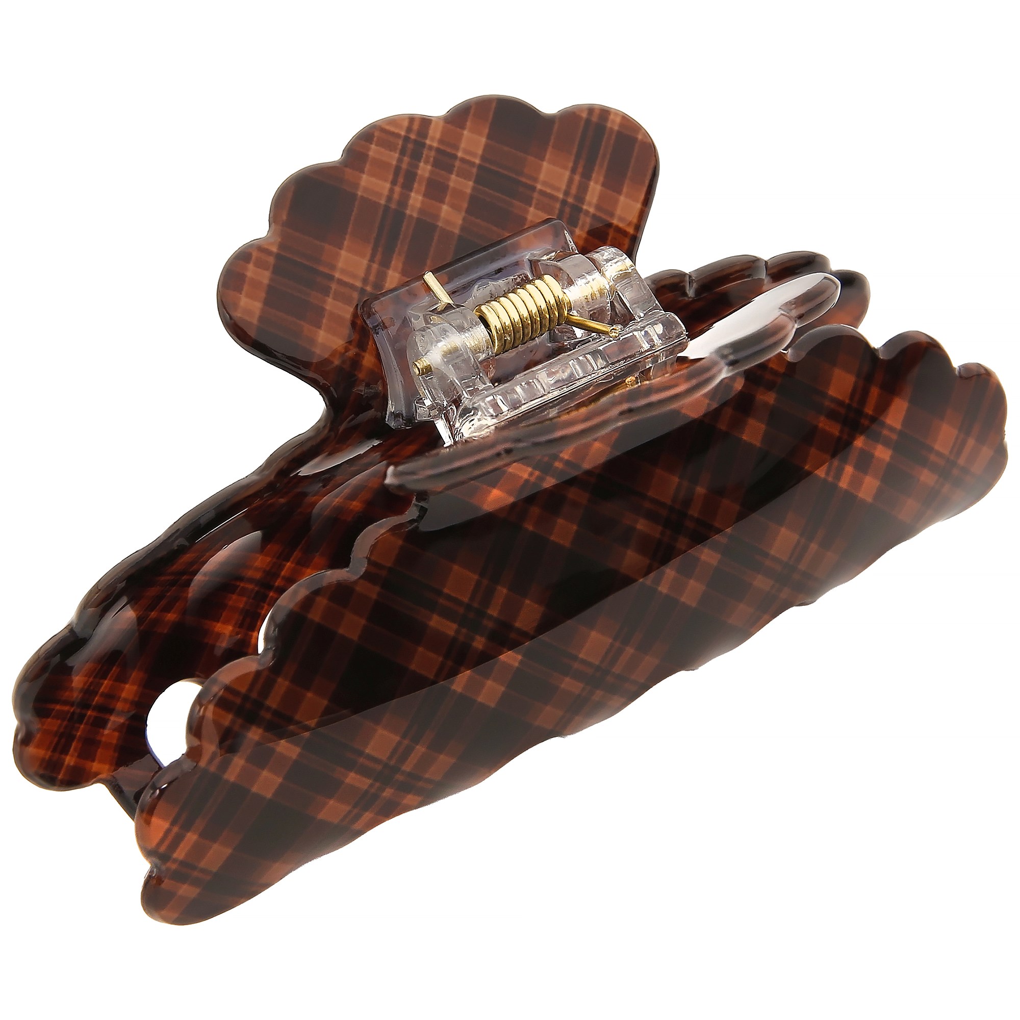 By Lyko Hair Claw Acrylic Quilted Brown (obrázok 3)