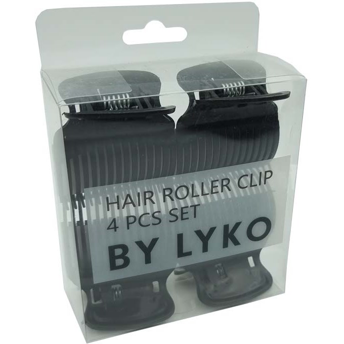 Läs mer om By Lyko Hair Roller Clips Black 4 pcs