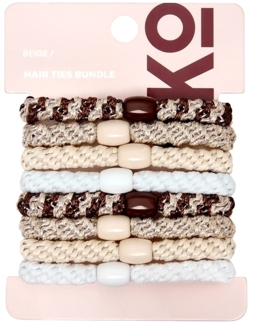 By Lyko Hair Ties Bundle Beige