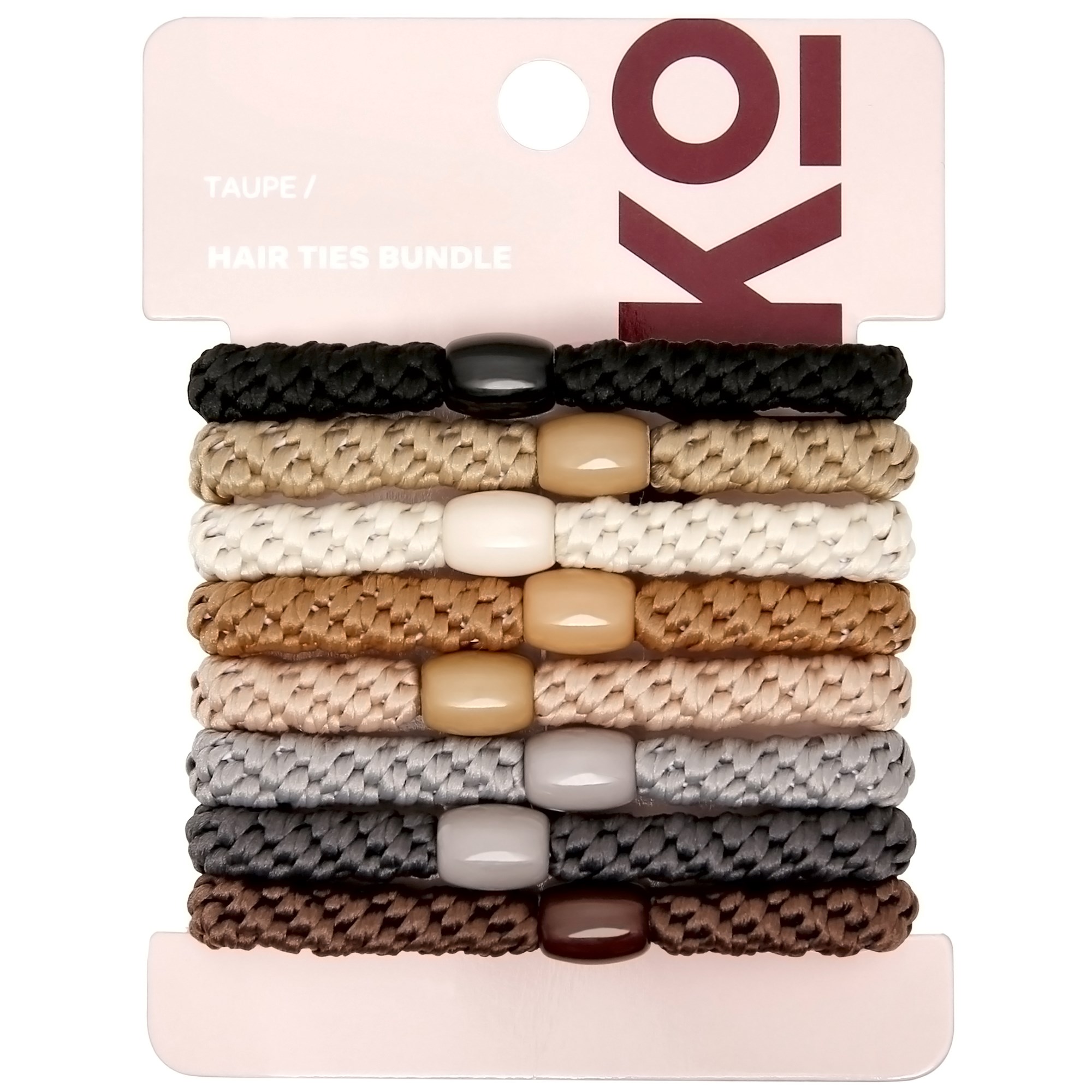 By Lyko Hair Ties Bundle Taupe