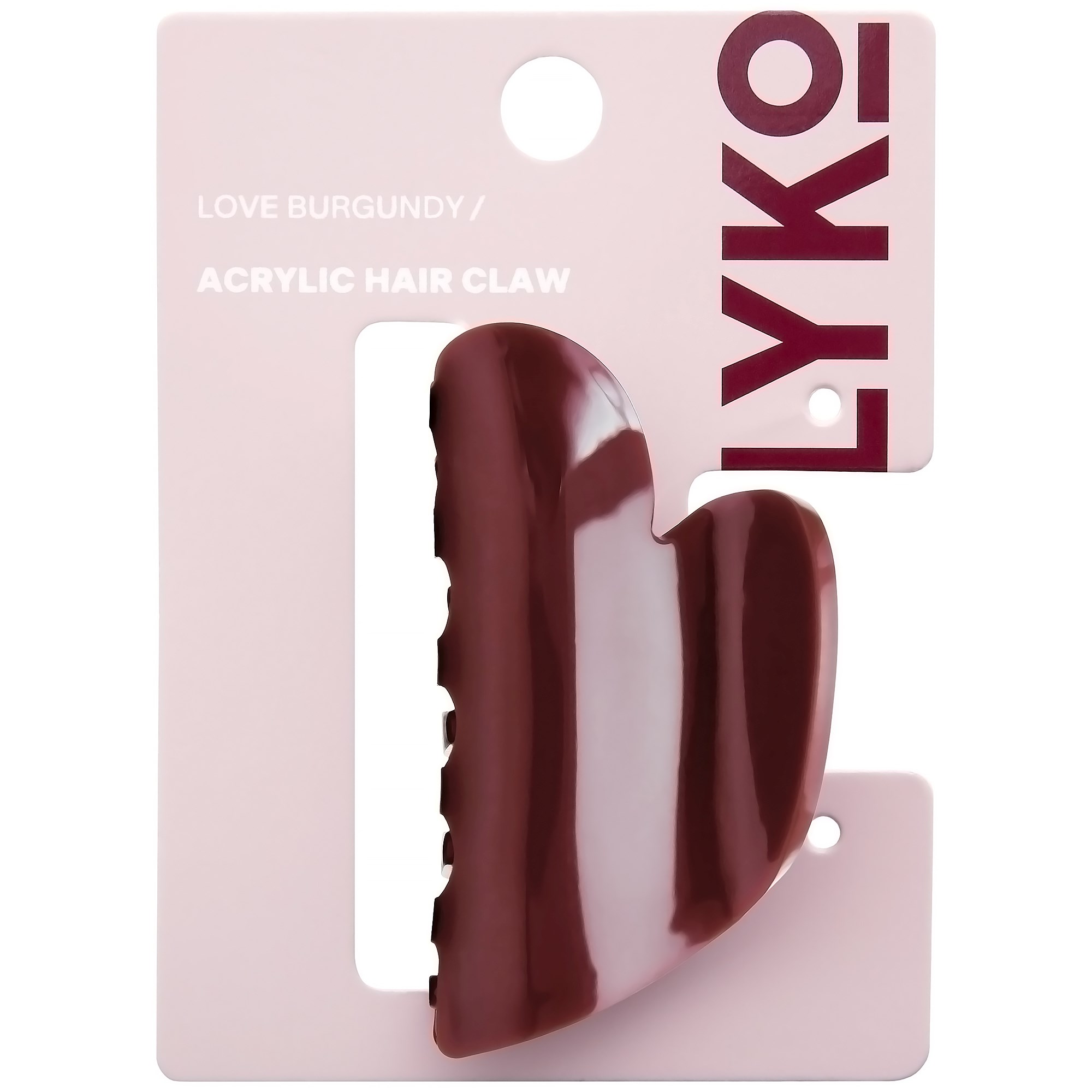By Lyko Love Hair Claw Burgundy Acrylic (obrázok 3)