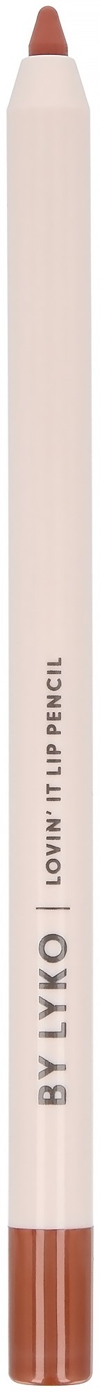 Een dubbele make-up potlood met een beige en een bruine kant. Het is gemerkt met BYTKO en "LASH".