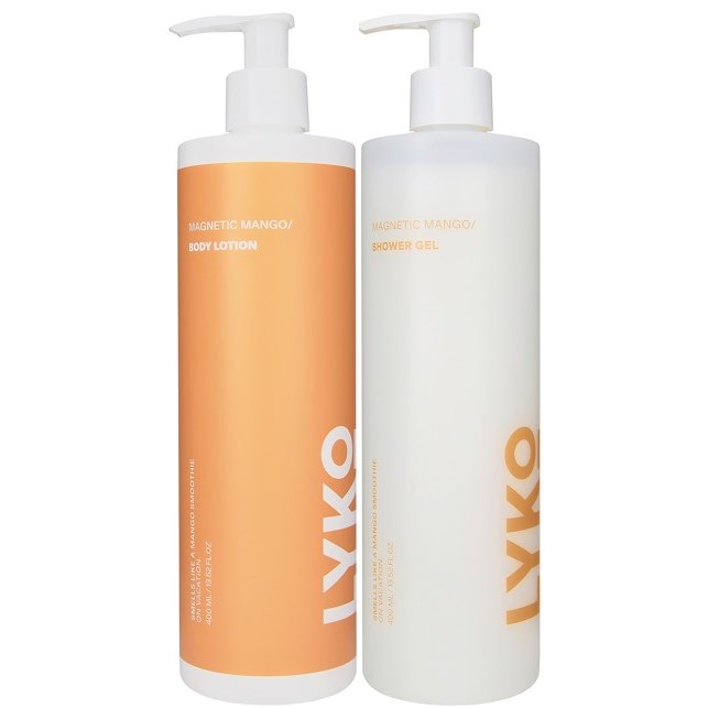 By Lyko Magnetic Mango Body Lotion & Shower Gel 2 x 400 ml