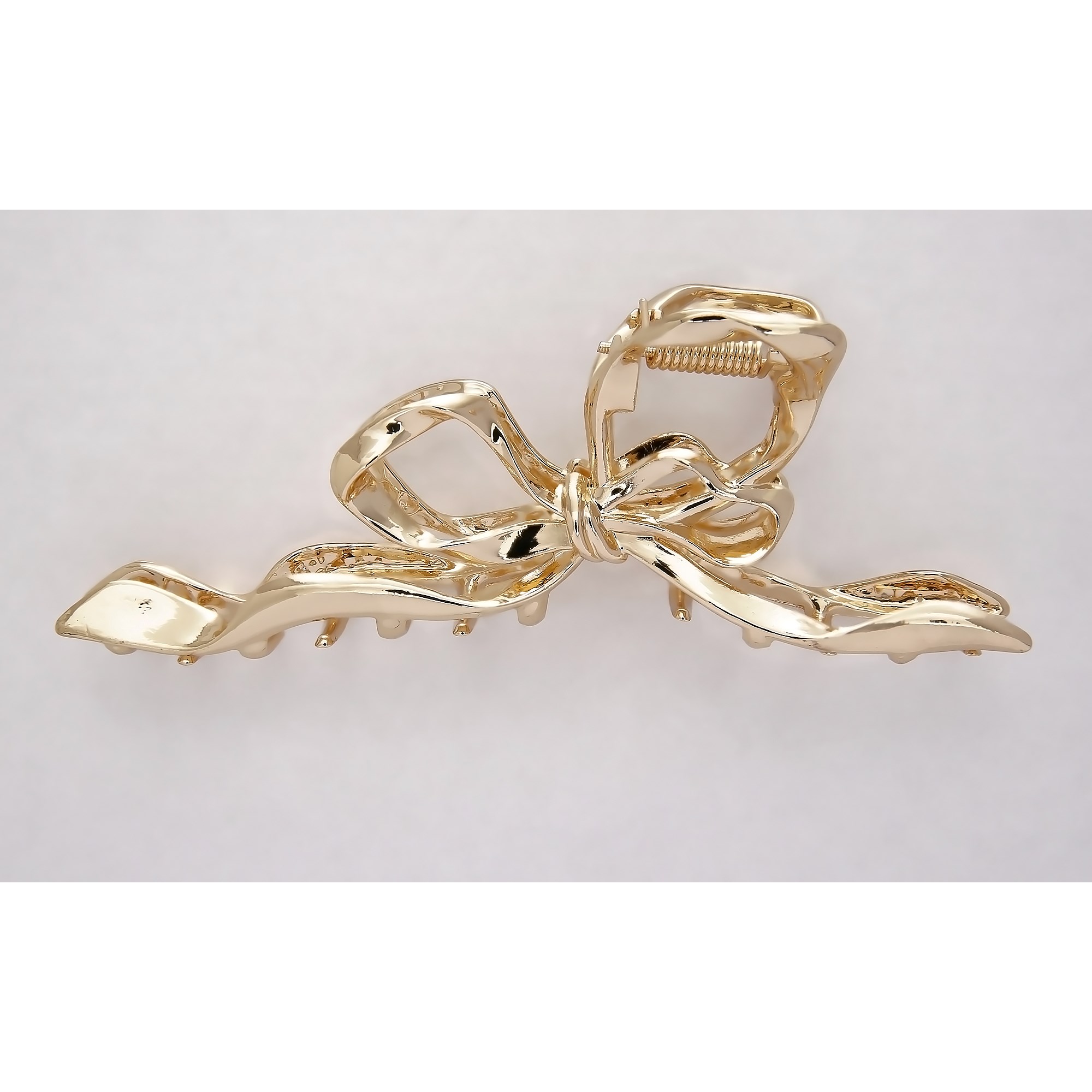 By Lyko Metallic Hair Claw Bow Golden (obrázok 3)