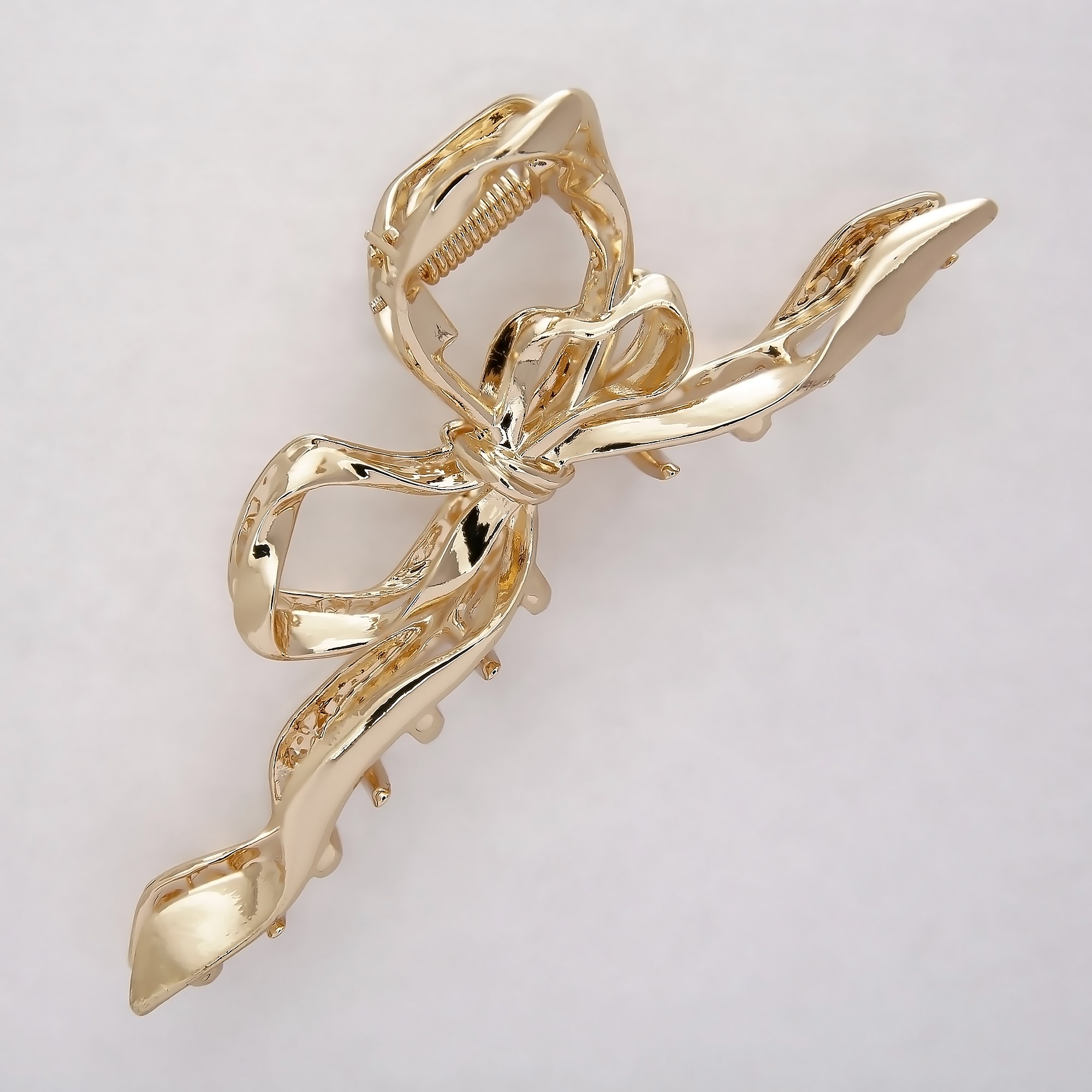 By Lyko Metallic Hair Claw Bow Golden (obrázok 4)