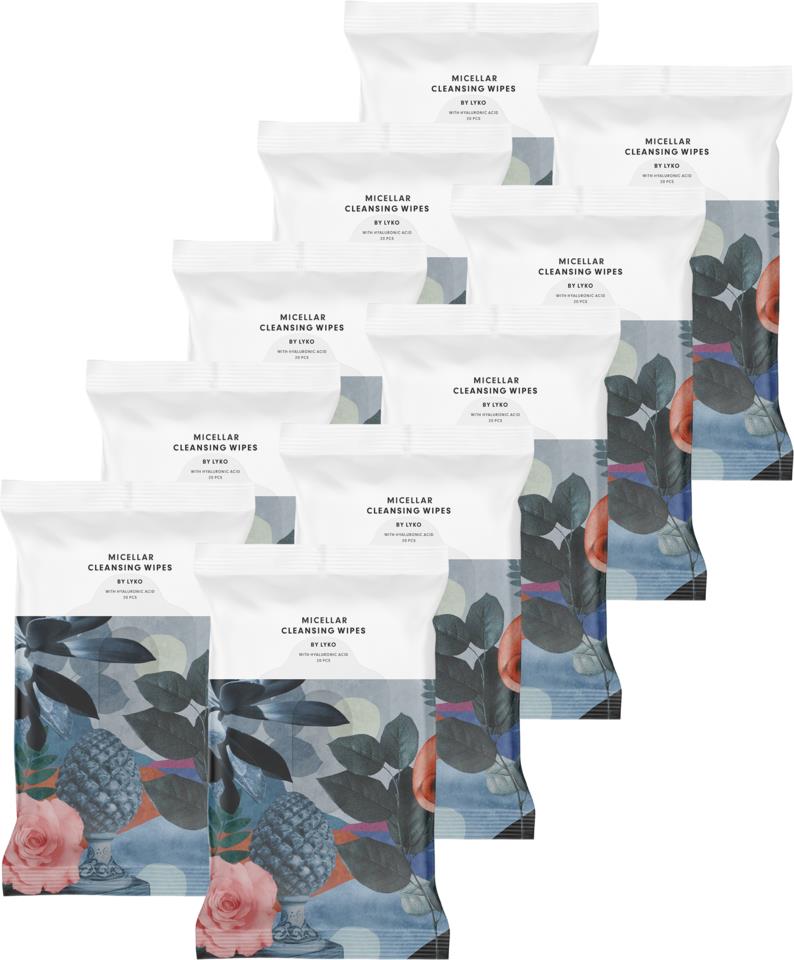 By Lyko Micellar Cleansing Wipes 10-pack