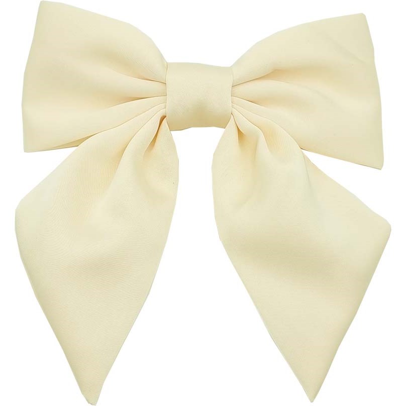 Läs mer om By Lyko Bow Barrette Cream White