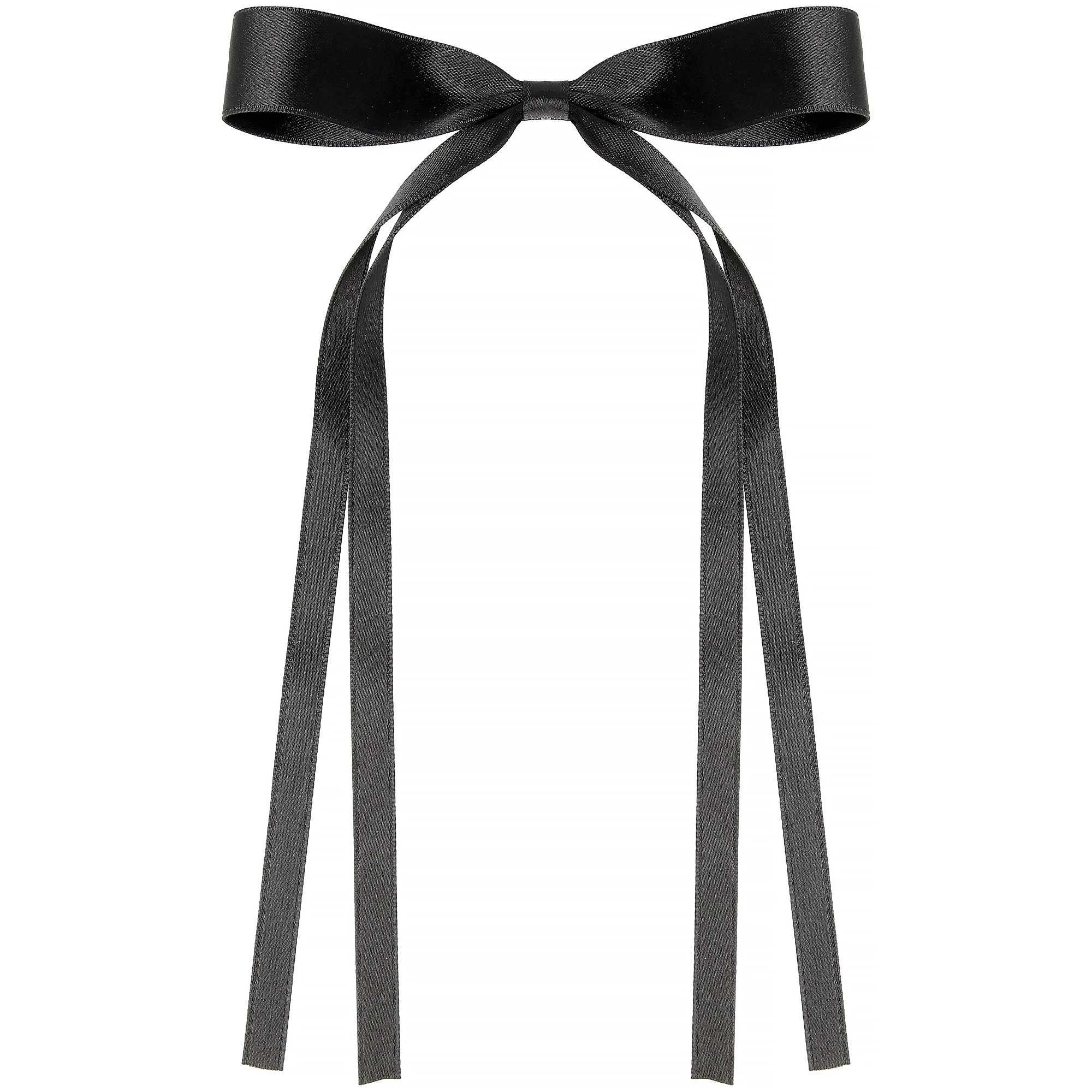 By Lyko Petite Bow Clip Midnight Black