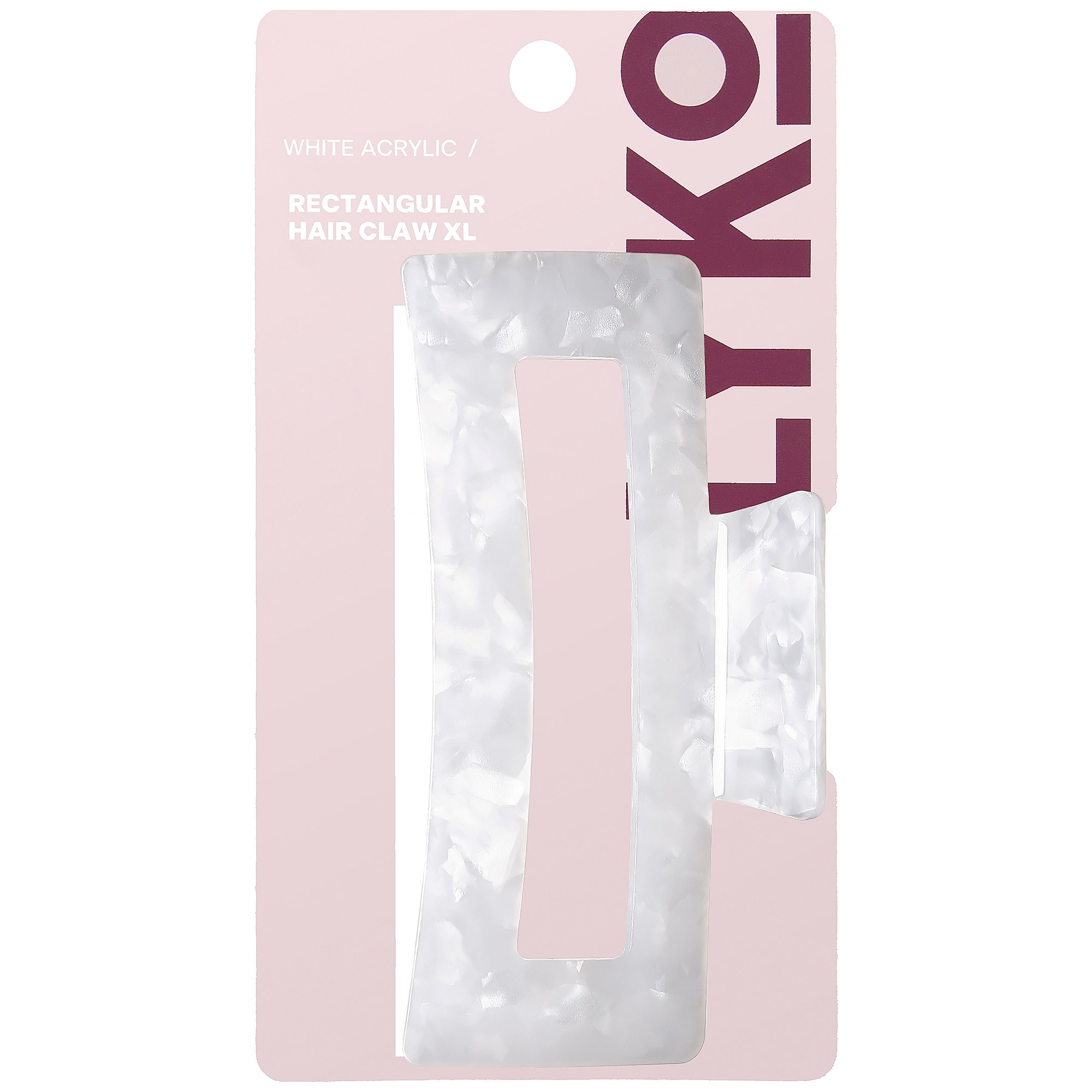 By Lyko Rectangular Acrylic Claw XL White (obrázok 4)