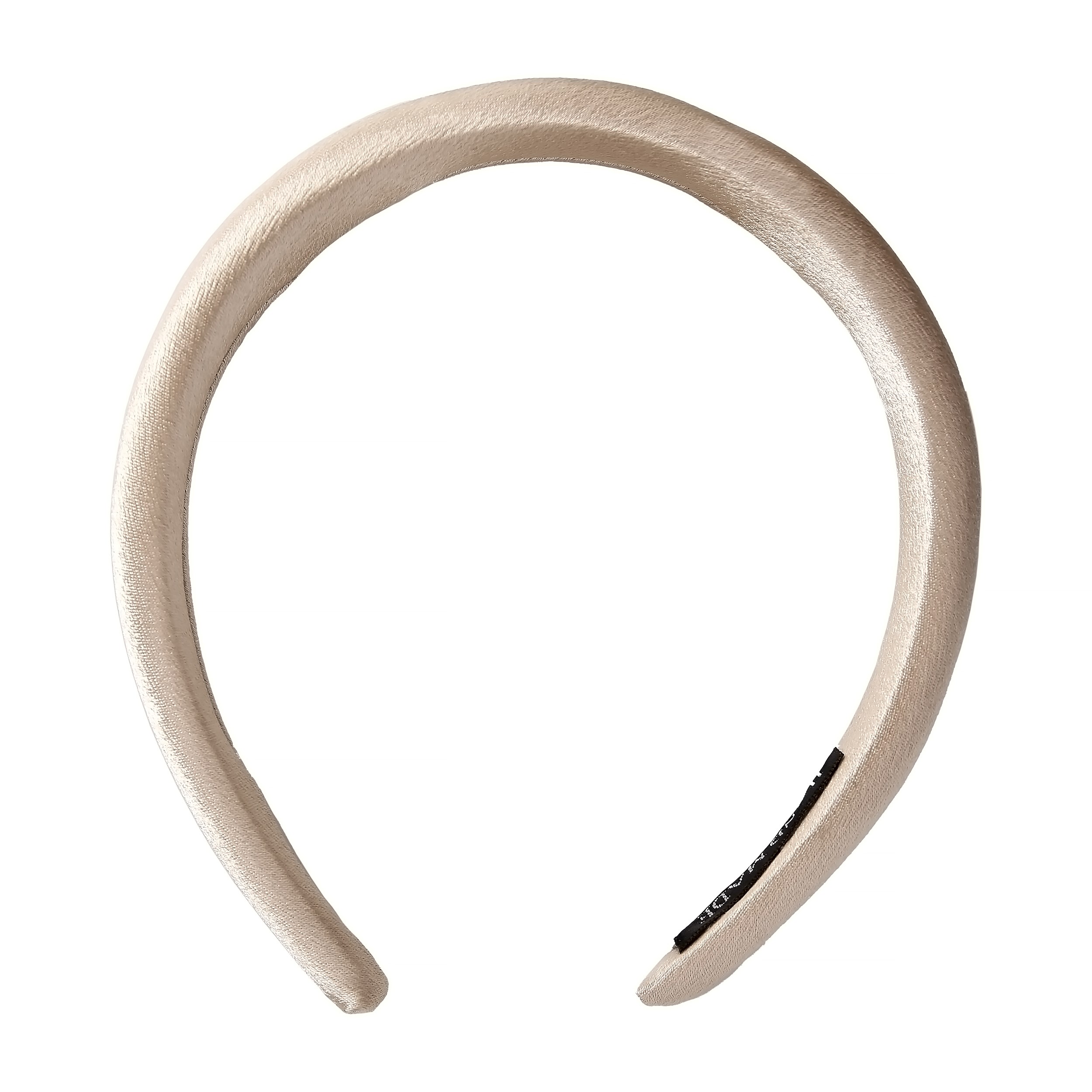 By Lyko Satin Padded Diadem Beige