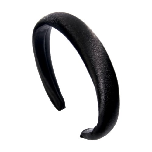 By Lyko Satin Padded Diadem Black