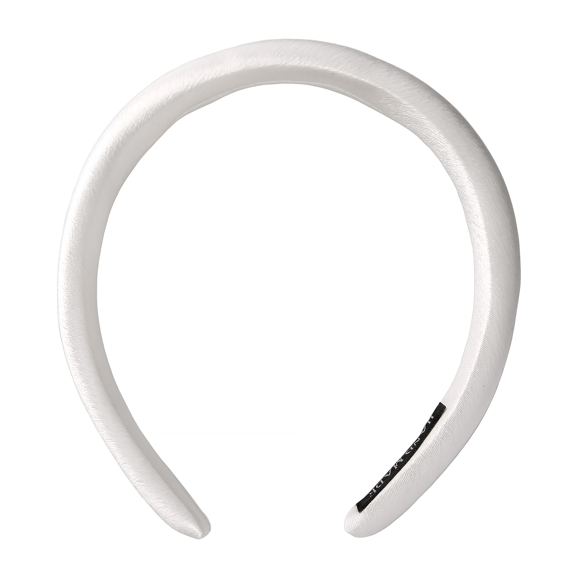 By Lyko Satin Padded Diadem White