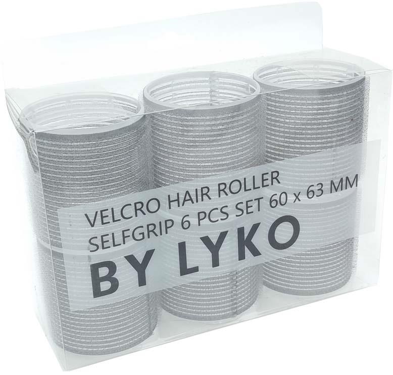 By Lyko Self Grip Hair Roller Grey 6 pcs 60 x 63 mm