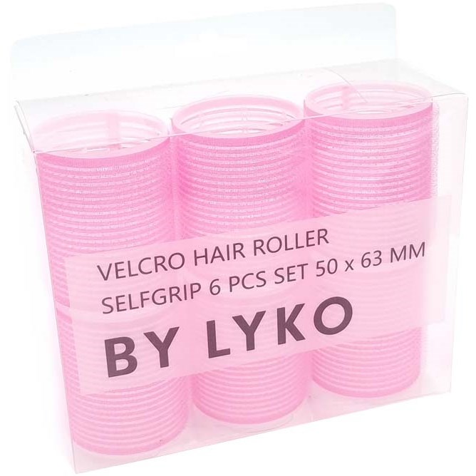 Läs mer om By Lyko Self Grip Hair Roller Pink 6 pcs 50 x 63 mm