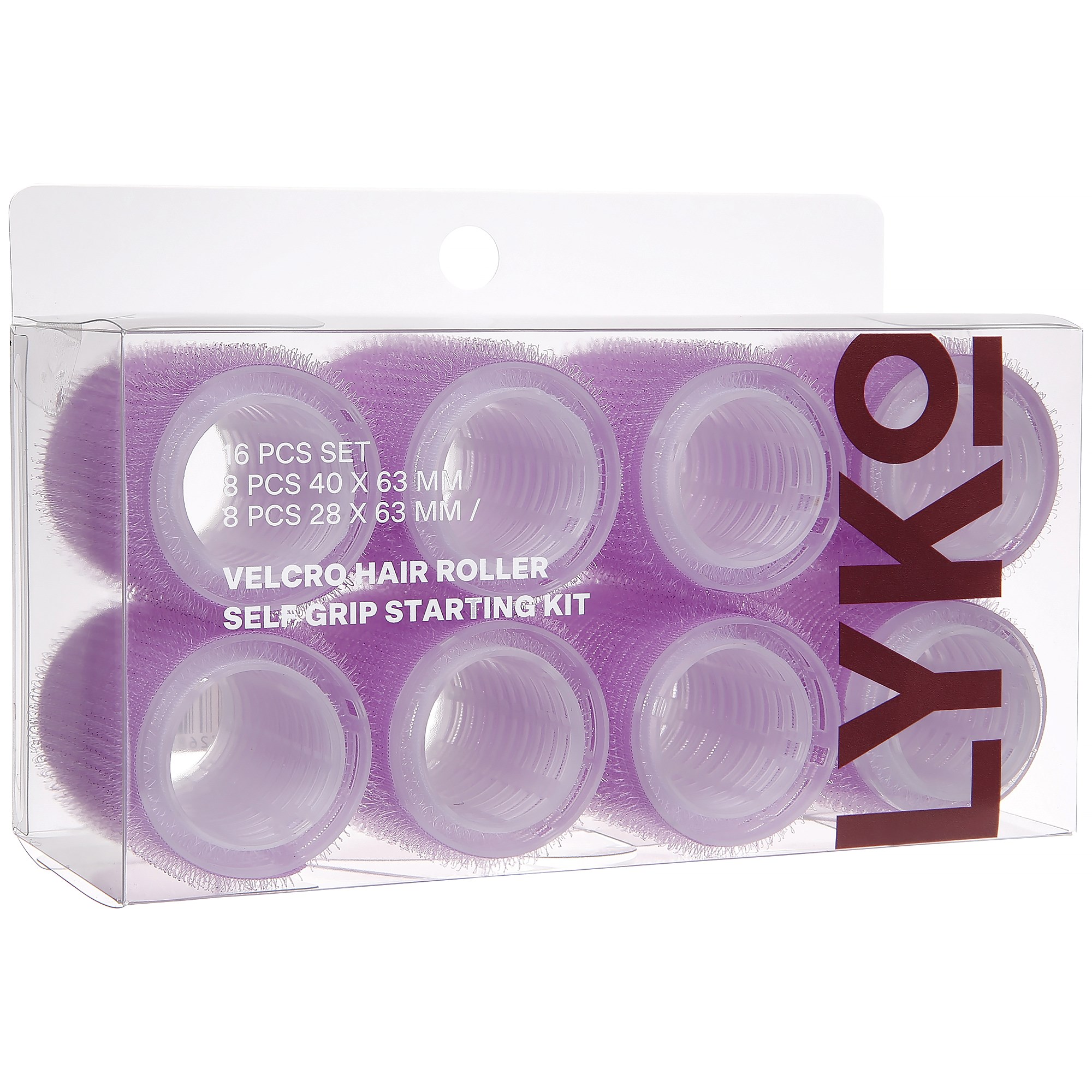 By Lyko Self Grip Hair Roller Starting Kit 16 pcs