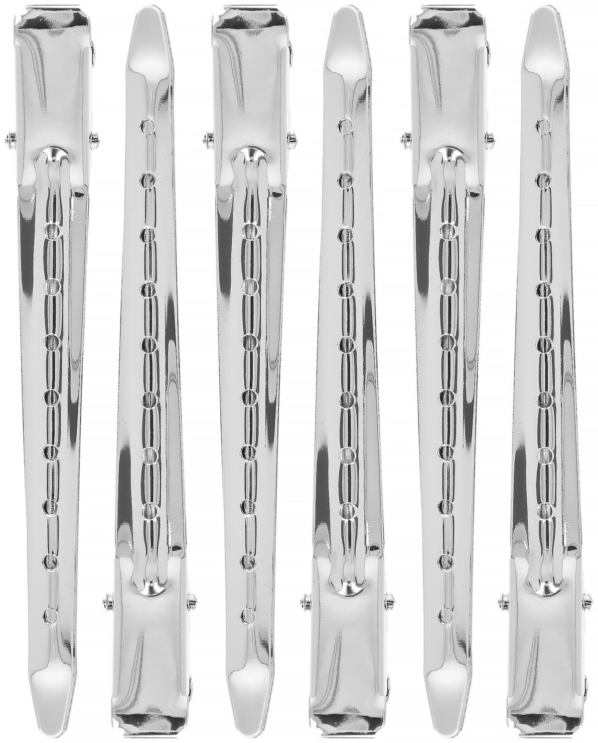By Lyko Metallic Silver Sectioning Hair Clips