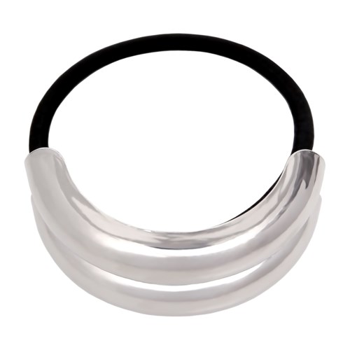 By Lyko Wave Pony Cuff Silver
