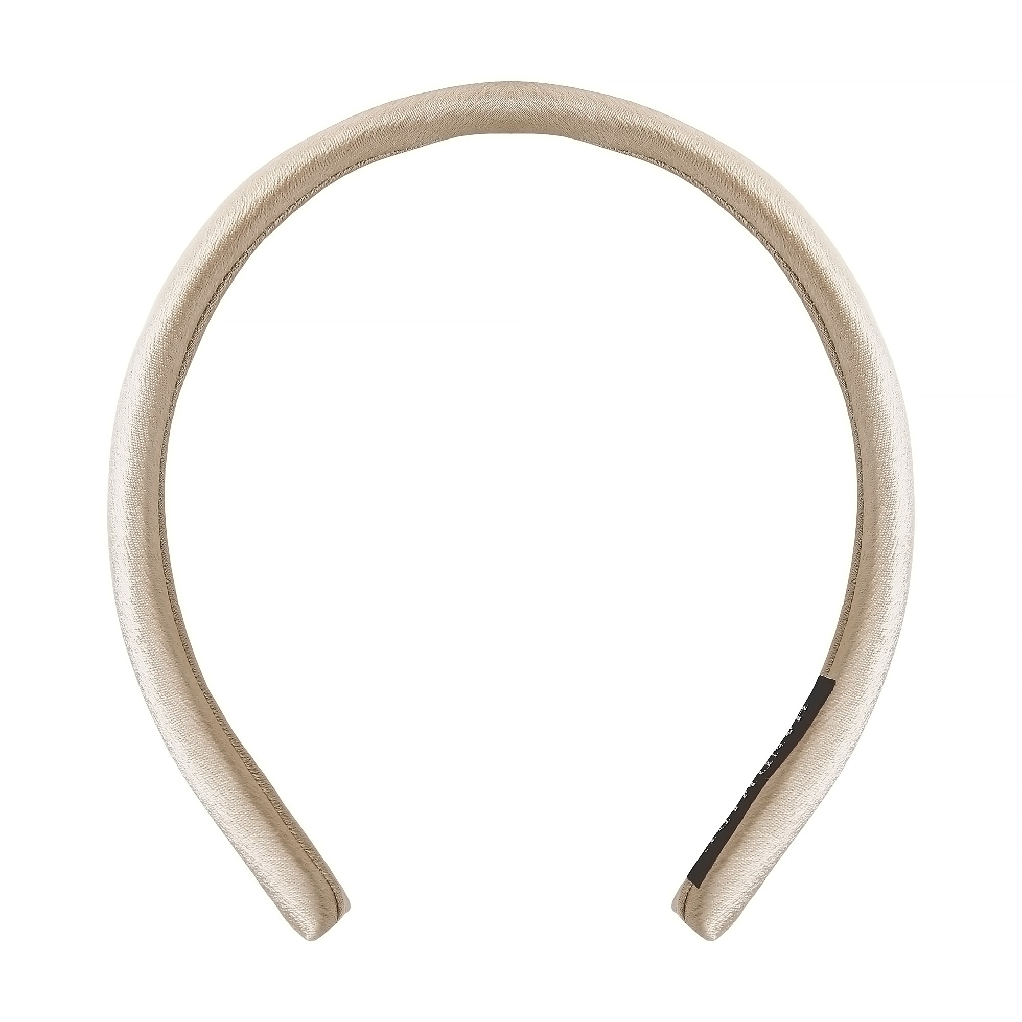 By Lyko Thin Satin Padded Diadem Beige