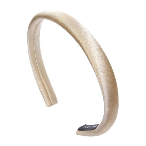 By Lyko Thin Satin Padded Diadem Beige