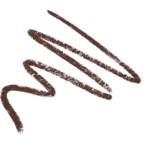 Three brown, curved lines on a white background, resembling a simple scribble or brush stroke.
