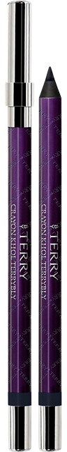 En lila penna med silverlock och spets, märkt 'JERRY' och 'LIQUID LINER'.