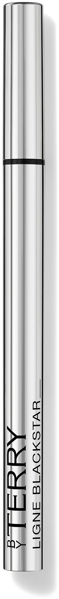 A silver pen with black text, labeled 'BERRY LINE BLACKSTAR,' standing vertically on a plain black background.